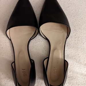 J. Jill D'Orsay leather pointed flats